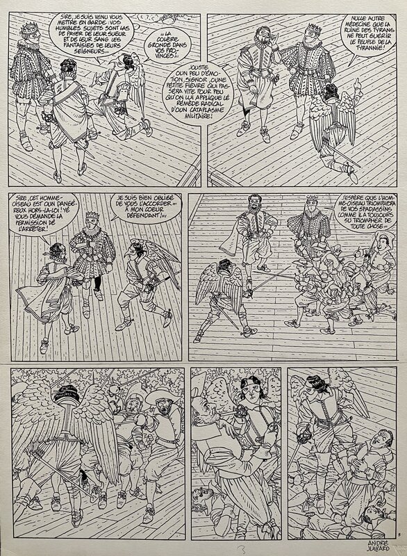 André Juillard, Patrick Cothias, Les Sept Vies de l'Épervier - La part du diable - T6 p.3 - Comic Strip