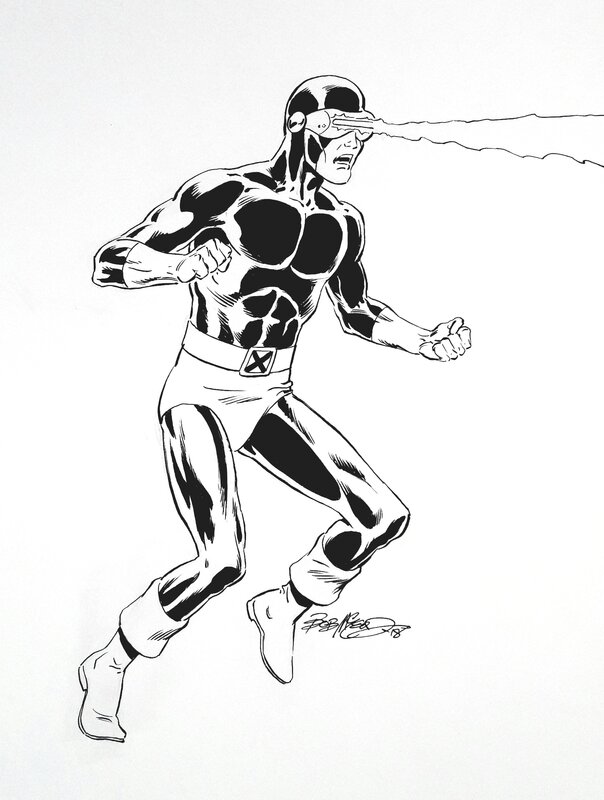 Bob McLeod, Cyclope, convention sketch - Original Illustration