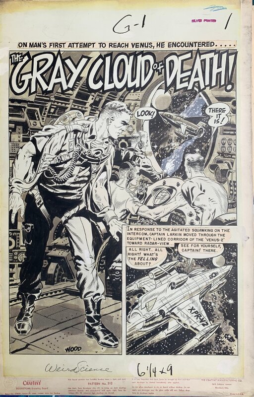 Weird Science #9 Complete 8 page story by Wally Wood - Planche originale