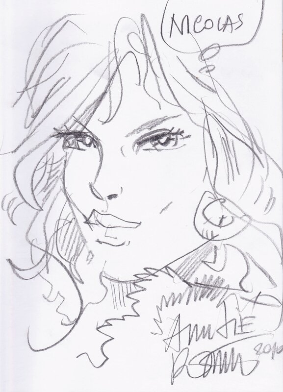 Aaricia by Grzegorz Rosinski - Sketch