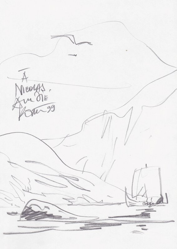 Thorgal (T19) by Grzegorz Rosinski - Sketch