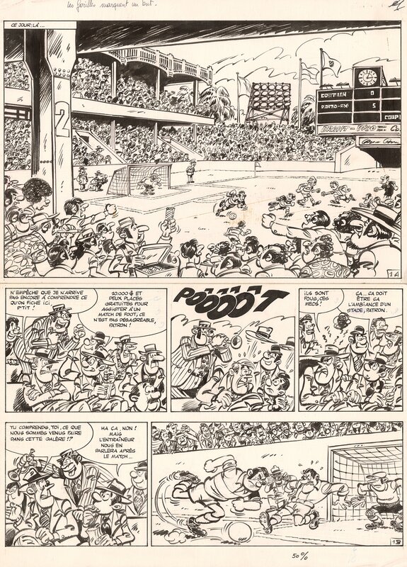Berck, Sammy : Les gorilles marquent un but - Comic Strip