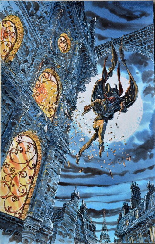Tiburce Oger, Couverture tirage de tête L'enfer pour aube tome 1 - Comic Strip