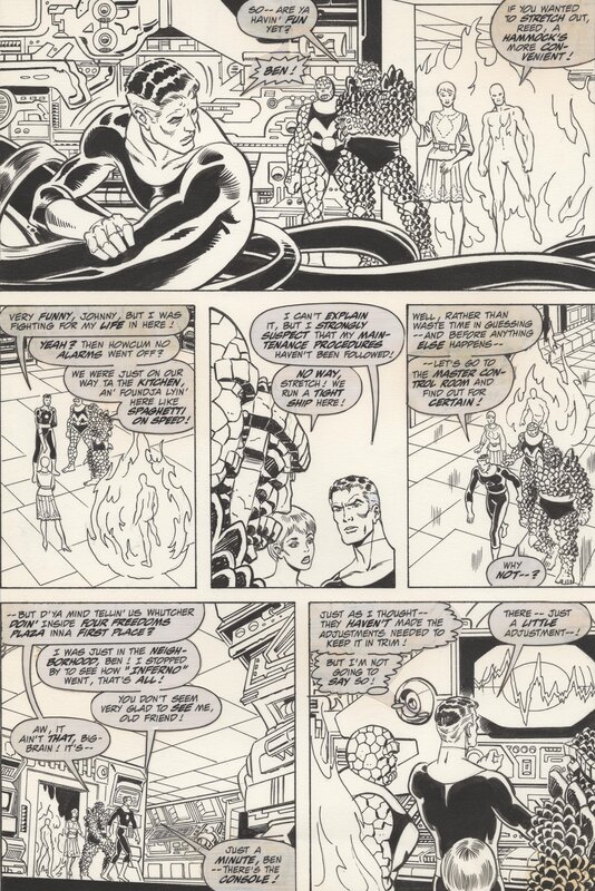 Keith Pollard, Romeo Tanghal, Fantastic Four - T326 p.7 - Comic Strip