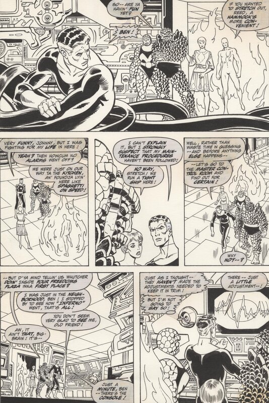 Keith Pollard, Romeo Tanghal, Fantastic Four - T326 p.7 - Planche originale