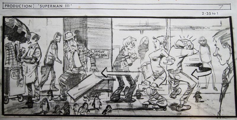 Superman 3 par Mike Ploog - Planche originale