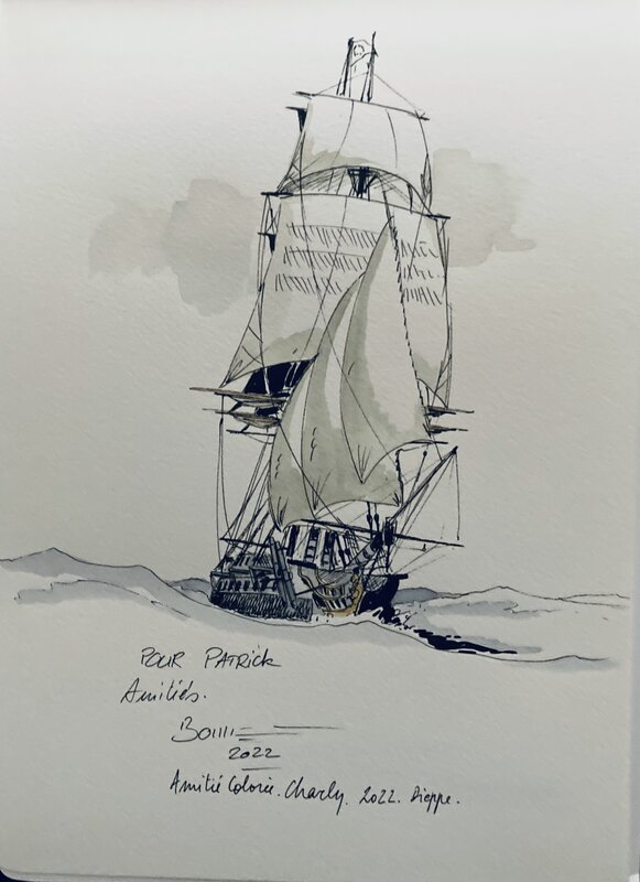 Voilier by Franck Bonnet - Sketch
