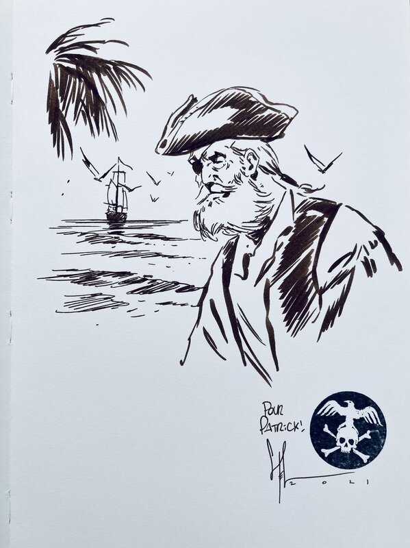 Barge Rouge by Stefano Carloni - Sketch