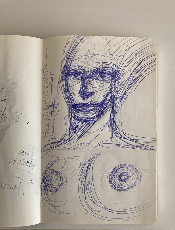 Femme Android by Philippe Druillet - Sketch