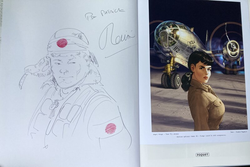 Pilote Japonais by Romain Hugault - Sketch