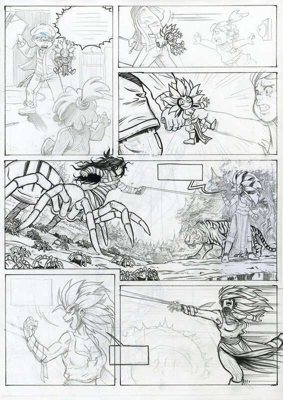 Fantasmagoria par raoul douglas - Planche originale