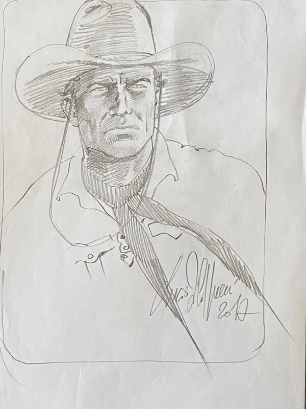 Tex Willer par Lucio Filippucci - Illustration originale