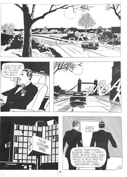 Attilio Micheluzzi, Dylan Dog Special #1, page n. 31 - Planche originale