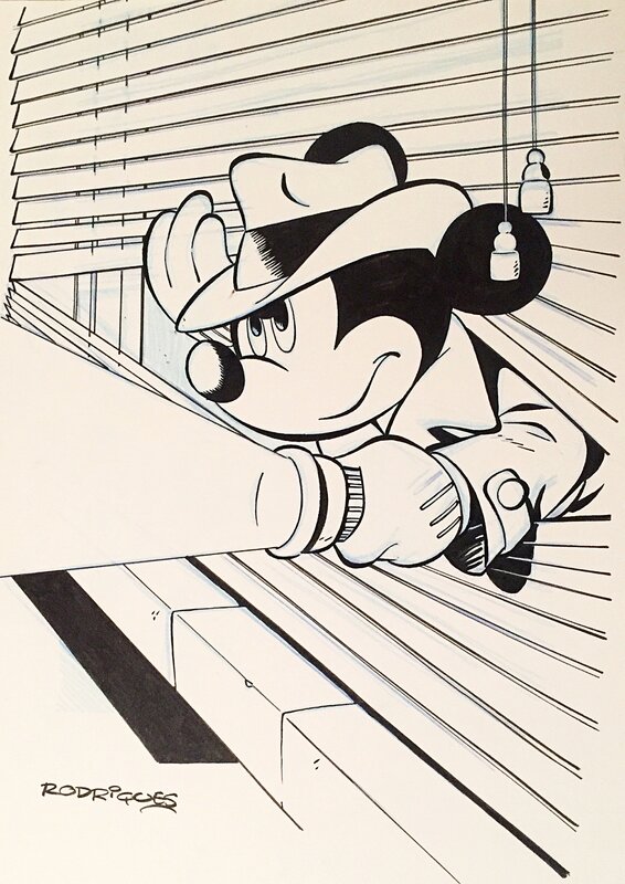 Paco Rodriguez Peinado, Walt Disney, Rodriguez, couverture Micky Maus#24, 2011. - Original Cover