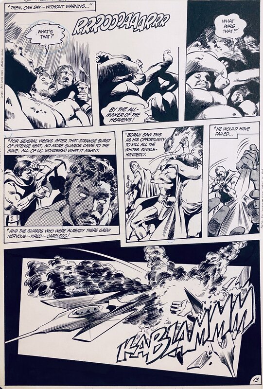 Gene Colan, Bob McLeod, Jemm son of Saturn - Return flight - #6 p.13 - Planche originale