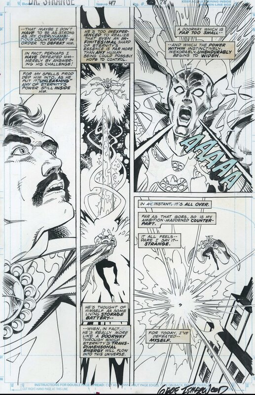 Geof Isherwood, Doctor Strange: Sorcerer Supreme, Issue 47 - Comic Strip