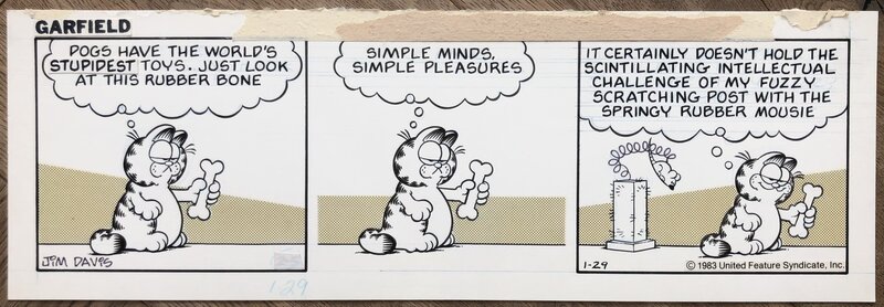 Jim Davis - Garfield - Daily - 29.01.1983 On Hold - Comic Strip