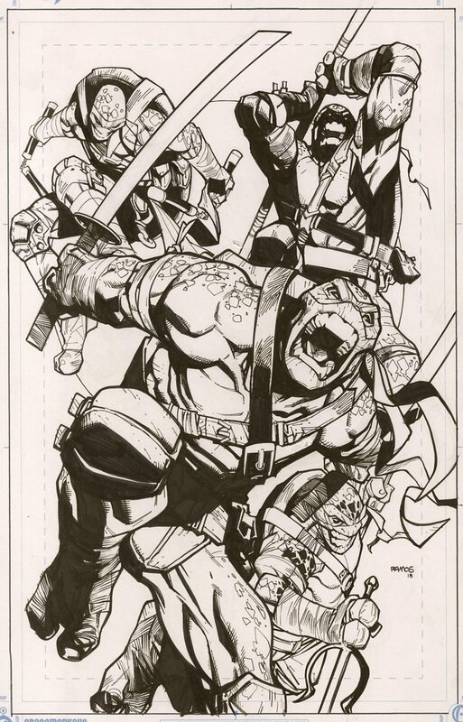 Humberto Ramos, Teenage Mutant Ninja Turtle - Vol. V - Issue 81 Cover - Couverture originale