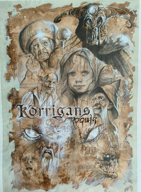 Korrigans par Emmanuel Civiello - Planche originale