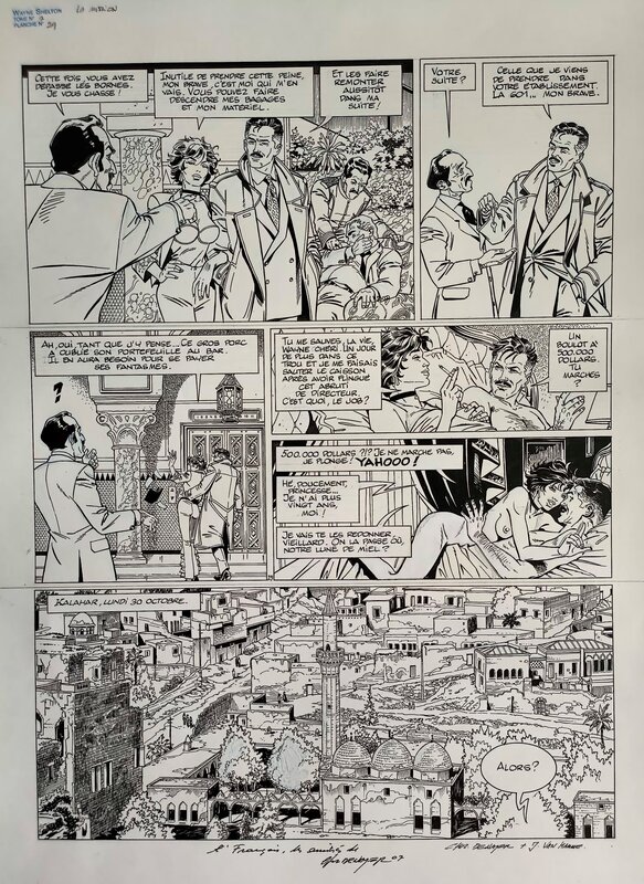 Christian Denayer, Wayne Shelton - La Mission - Comic Strip