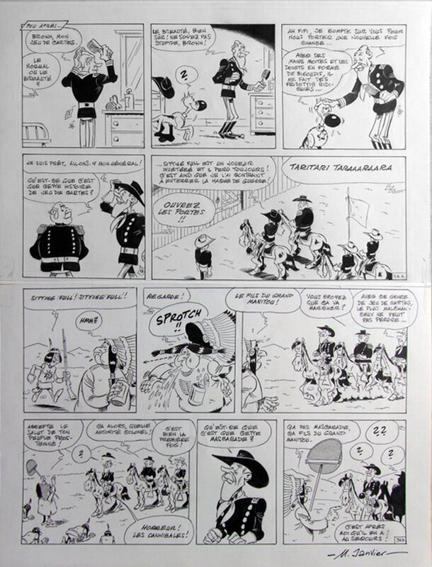 Michel Janvier, Rantanplan - La Mascote - Page 34 - Planche originale