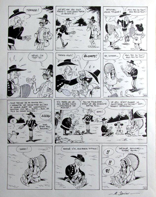 Michel Janvier, Rantanplan tome 1 - La Mascotte - Page 40 - Planche originale