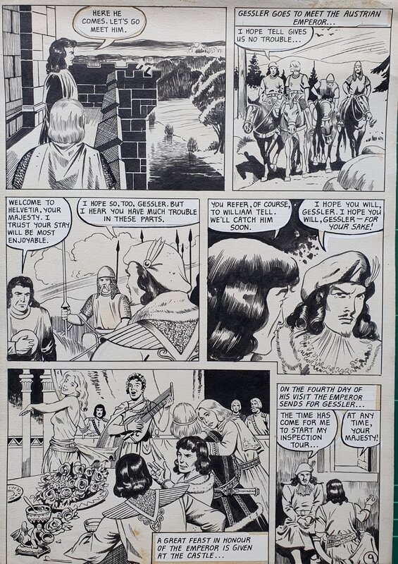 Emperors visit p2 by Mick Anglo - Comic Strip