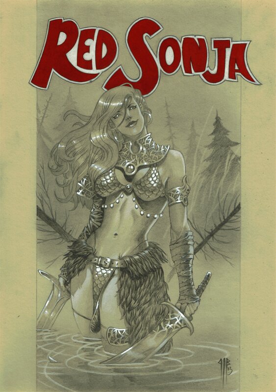 For sale - Red Sonja by Philippe Bringel - Comic Strip