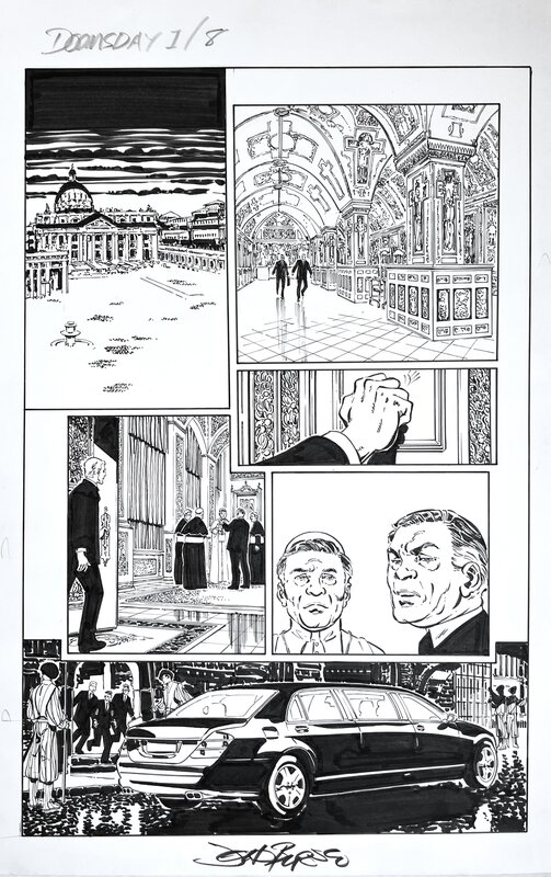 John BYRNE DOOMSDAY 1 page 8 - Comic Strip