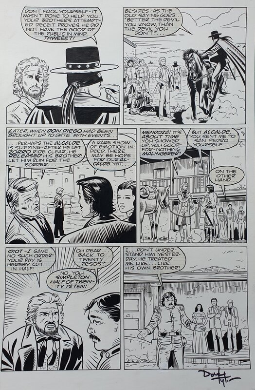 Zorro #9 p20 by Dave Taylor - Comic Strip