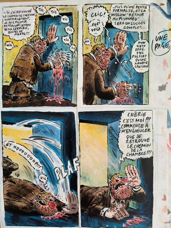 Philippe Vuillemin, Le chemin de la chambre - Comic Strip