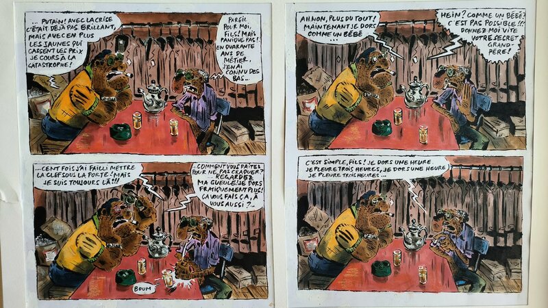 Le sommeil par Philippe Vuillemin - Planche originale