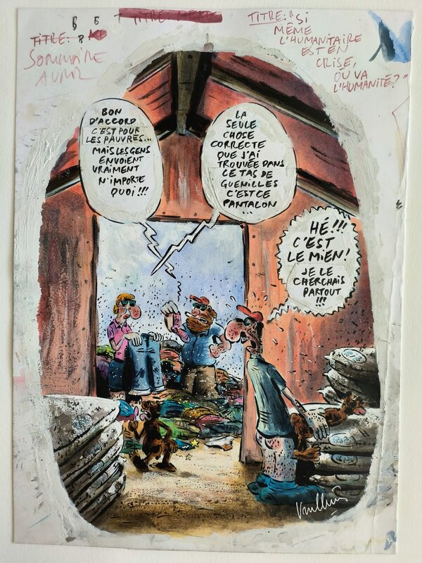 Philippe Vuillemin, Même l'humanitaire est en crise, ou va l'humanité ? - Comic Strip