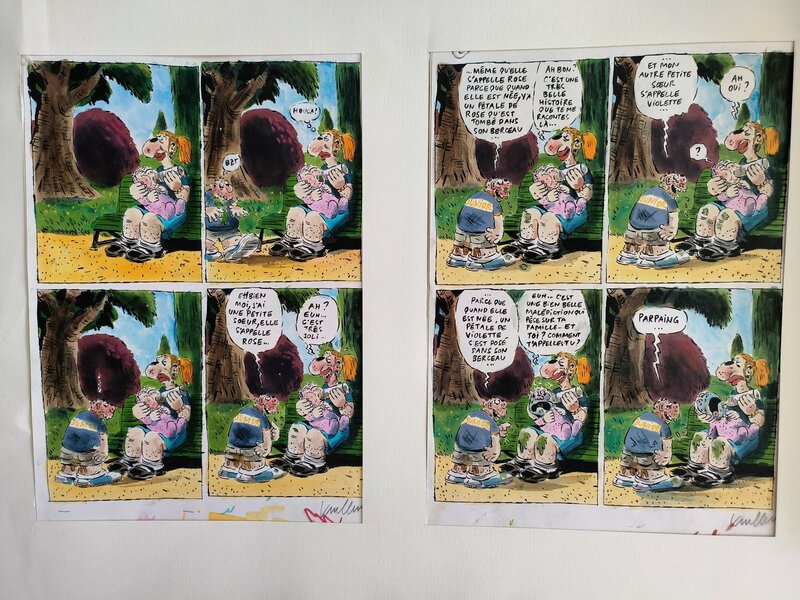 Parpaing par Philippe Vuillemin - Planche originale