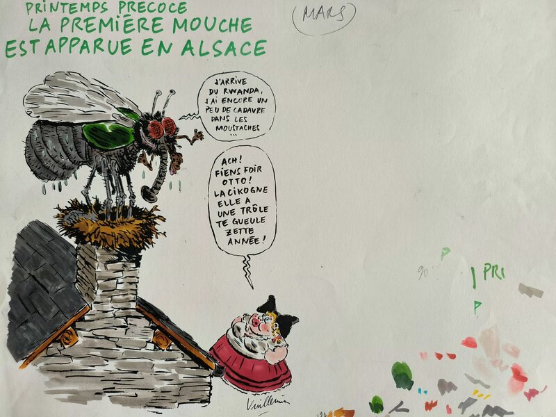 Philippe Vuillemin, Printemps précoce en Alsace - Comic Strip