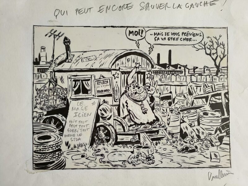 Philippe Vuillemin, Qui peut encore sauver la gauche ! - Comic Strip