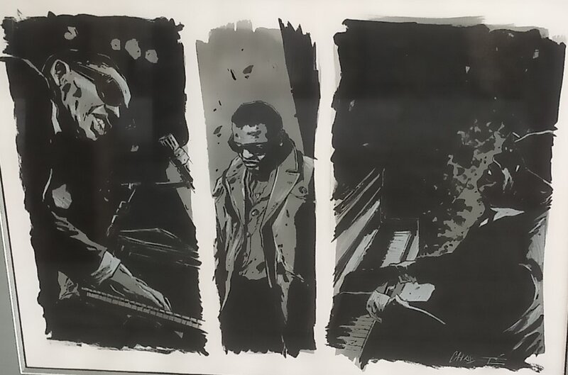 Ray Charles by Christophe Chabouté - Comic Strip