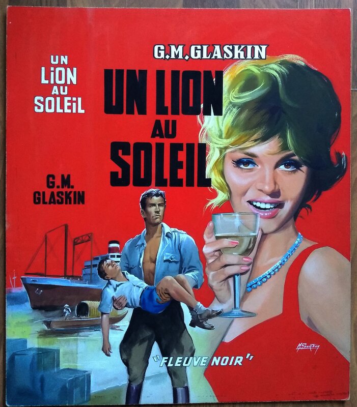 Un Lion au Soleil by Michel Gourdon - Original Cover