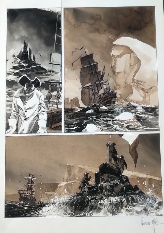 La lune est blanche by Emmanuel Lepage - Comic Strip