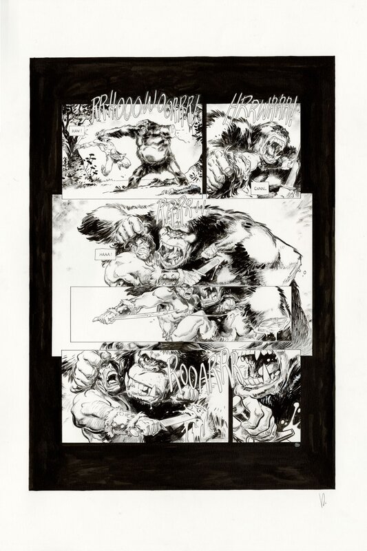 For sale - Virginie Augustin, Conan le Cimmérien tome 6 - planche originale 50 - Comic Strip