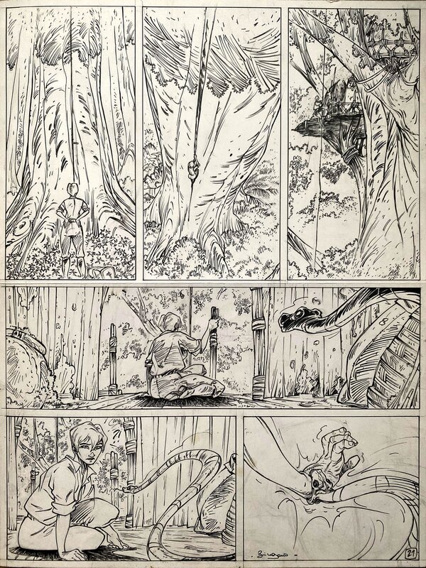 Paradise - Page 21 par Brice Bingono - Planche originale