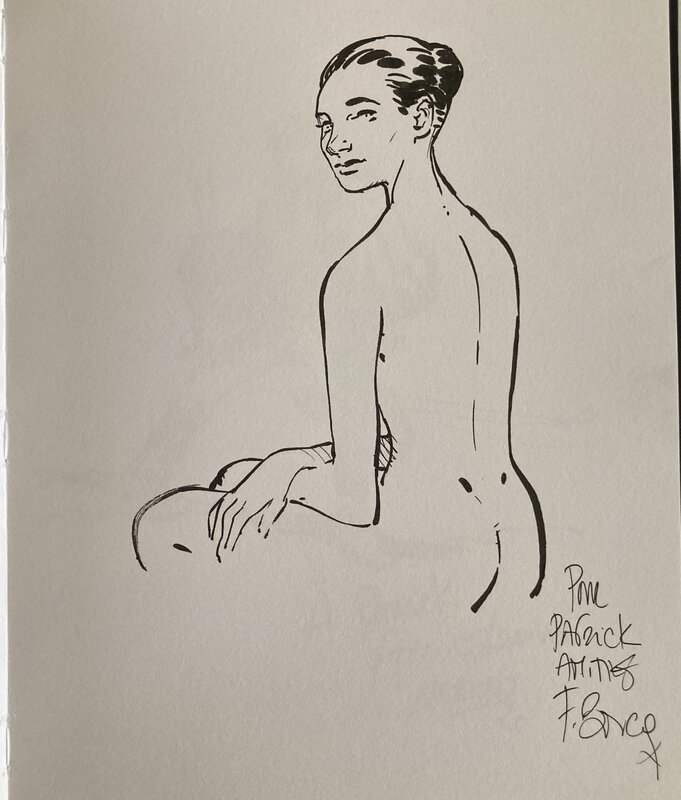 Nue by François Boucq - Sketch