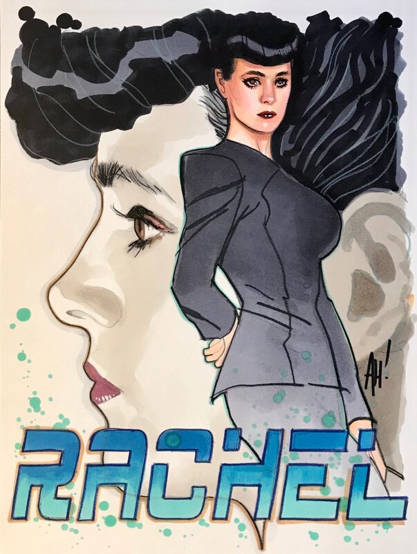 Blade Runner's Rachael by Adam Hughes - Dédicace