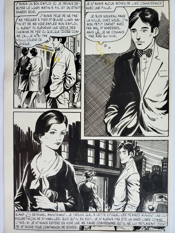 collectif de dessinateurs, FLASH ESPIONNAGE n°48 MISSION SPECIALE planche originale - Comic Strip