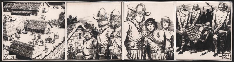 Hans Kresse, Eric de Noorman V32 - De Witte Raaf - strook 56 - Comic Strip