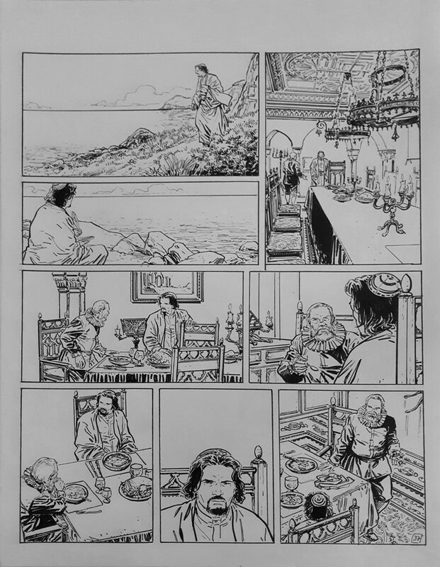 Luca Raimondo, Le kabbaliste de Prague - Tome 1 - Page 37 - Planche originale