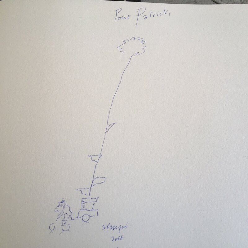 Sempé, Direction le jardin... - Sketch