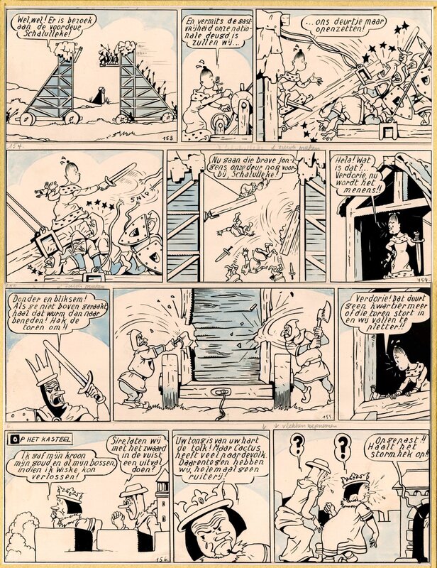Willy Vandersteen, Suske en Wiske - De Koning drinkt - pl. 39 - Comic Strip