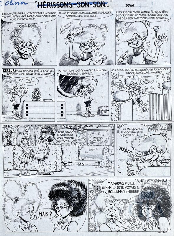 Génial Olivier by Jacques Devos - Comic Strip