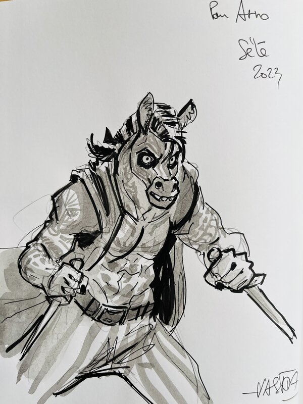 Sébastien Vastra, Dedicace integrale Jim Hawkins - Sketch